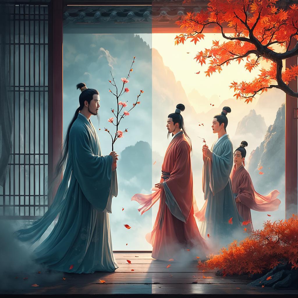 九月九日忆山东兄弟 - 诗意画境