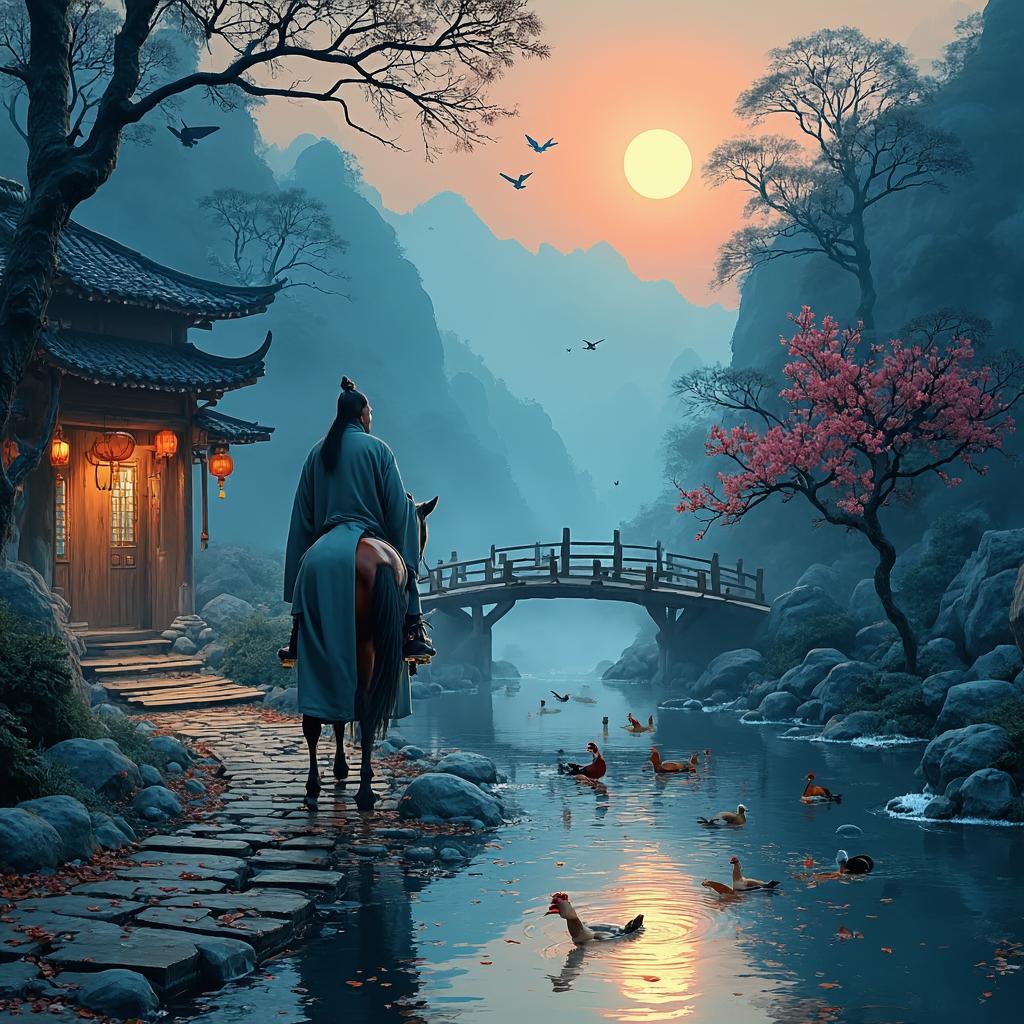 商山早行 - 诗意画境