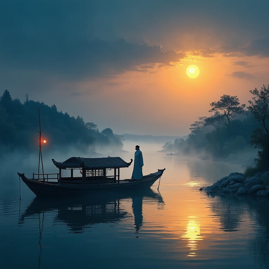 宿建德江 - 诗意画境