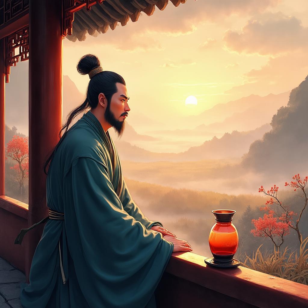 蝶恋花·伫倚危楼风细细 - 诗意画境