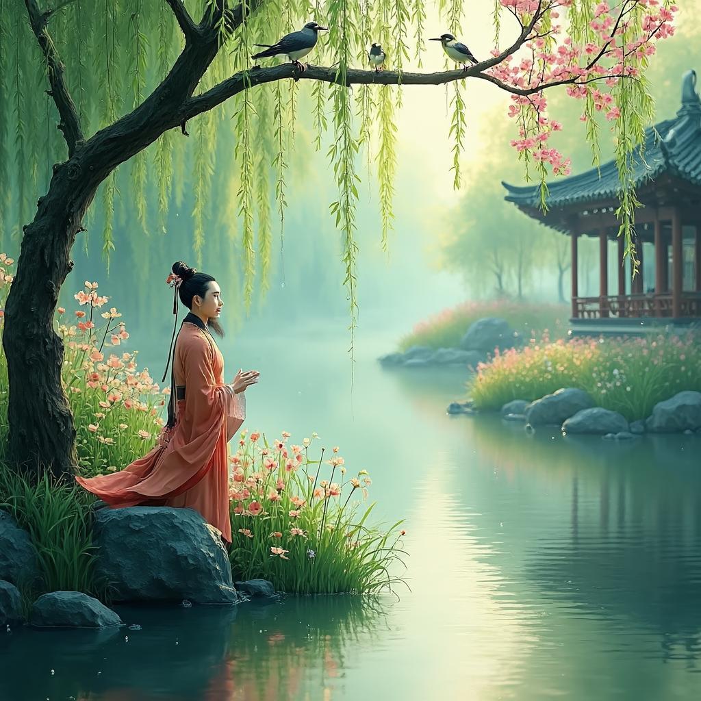 西斋书事 - 诗意画境