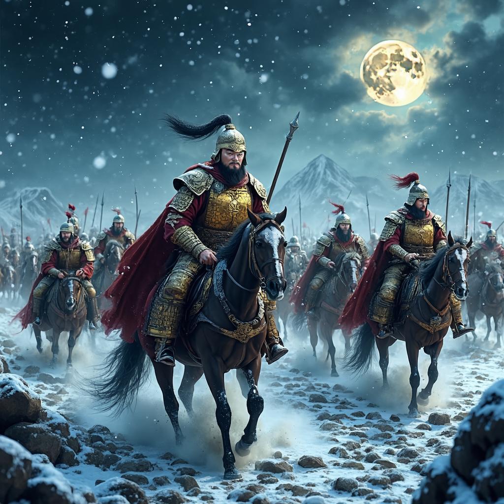 轮台歌 - 诗意画境